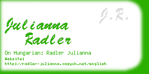 julianna radler business card
